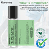 Peppermint Roll-On ingredients label